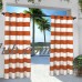 Exclusive Home Indoor/Outdoor Stripe Cabana Window Curtain Panel Pair with Grommet Top   556661451